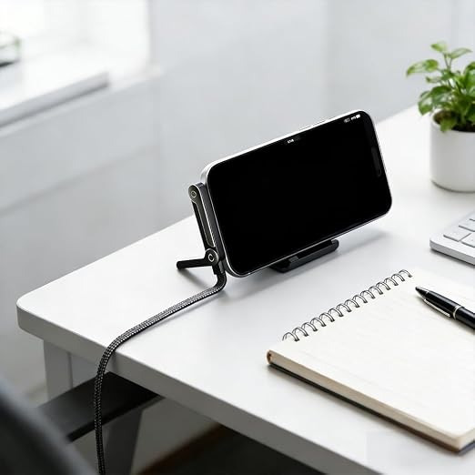 240W 2-in-1 Fast Charging Cable with Phone Stand – 1.5M Multi-Purpose Charging & Data Cable